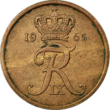 Coin, Denmark, Frederik IX, 5 Öre, 1965, Copenhagen, VF(30-35), Bronze
