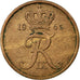 Coin, Denmark, Frederik IX, 5 Öre, 1965, Copenhagen, VF(30-35), Bronze