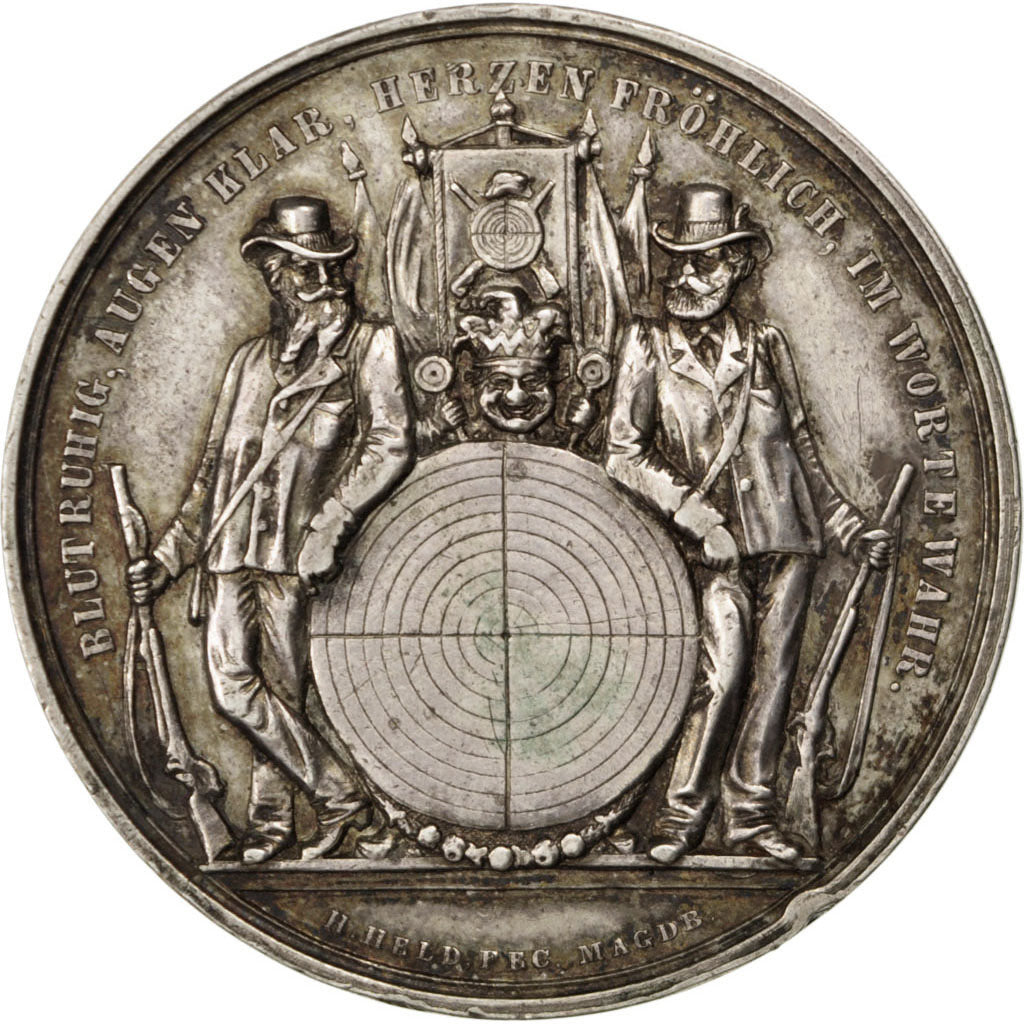 Germany, Sports & leisure, Medal, AU(55-58), Silver, 40, 26.60