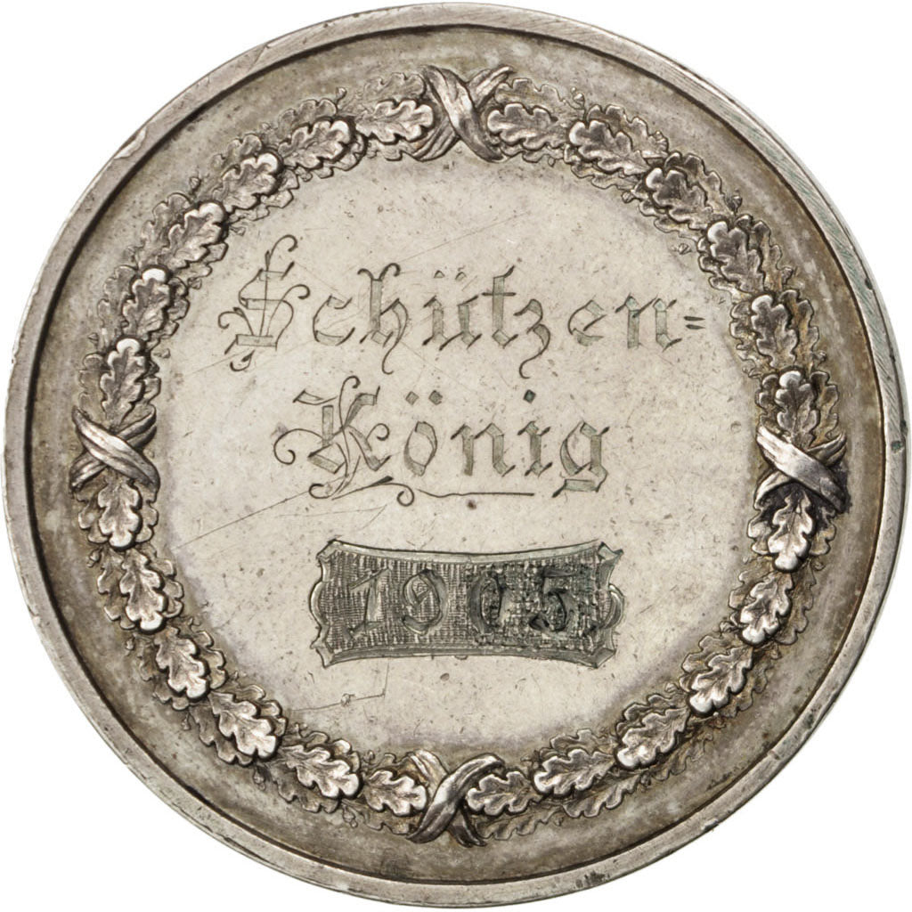 Germany, Sports & leisure, Medal, AU(55-58), Silver, 40, 26.60