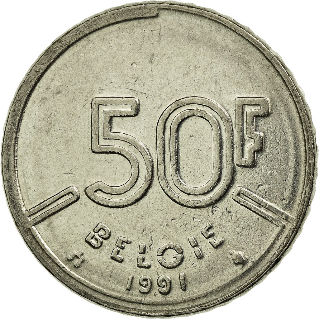 Munten, België, Baudouin I, 50 Francs, 50 Frank, 1991, Brussels, Belgium, ZF