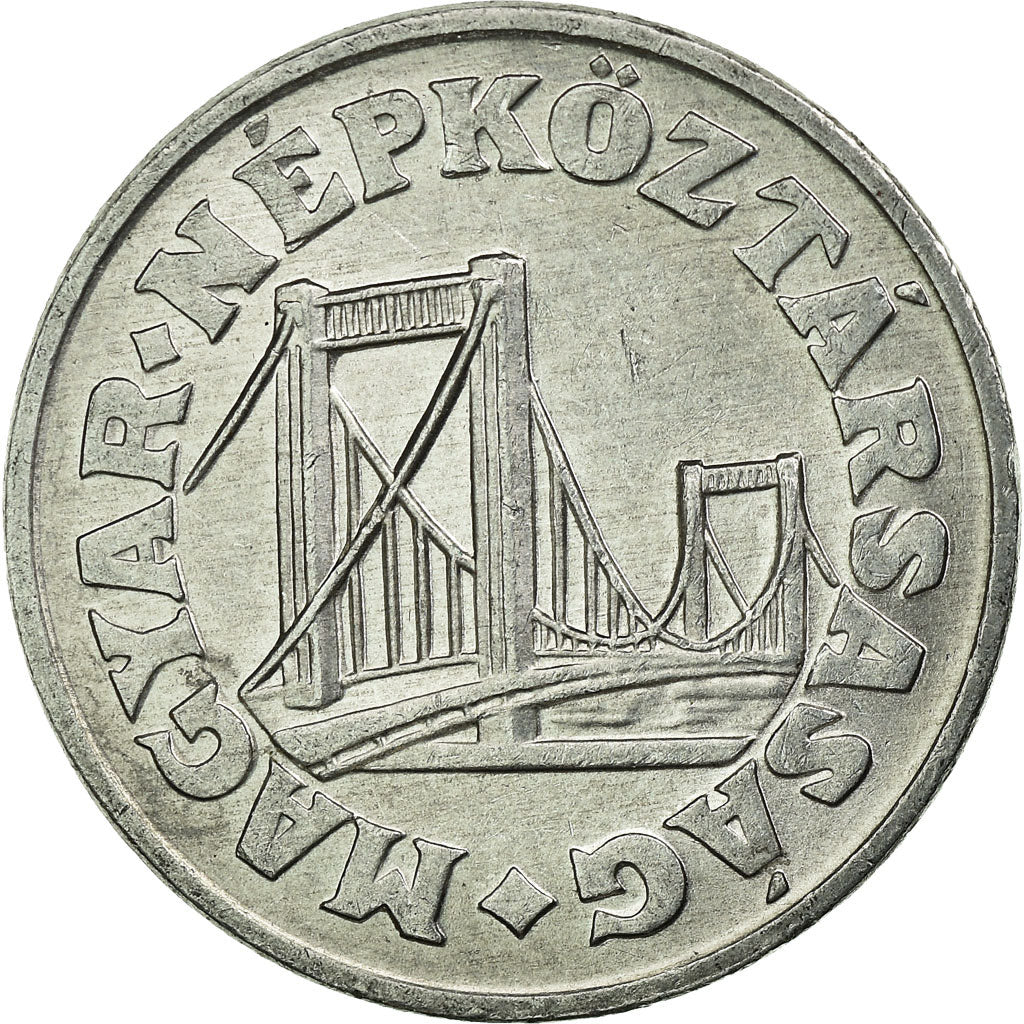 Coin, Hungary, 50 Fillér, 1980, Budapest, EF(40-45), Aluminum, KM:574
