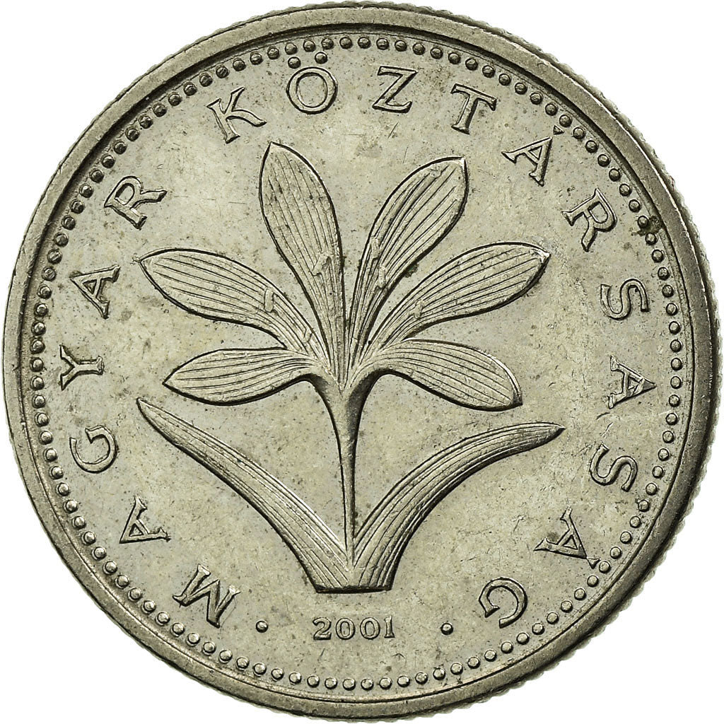 Munten, Hongarije, 2 Forint, 2001, Budapest, ZF, Copper-nickel, KM:693