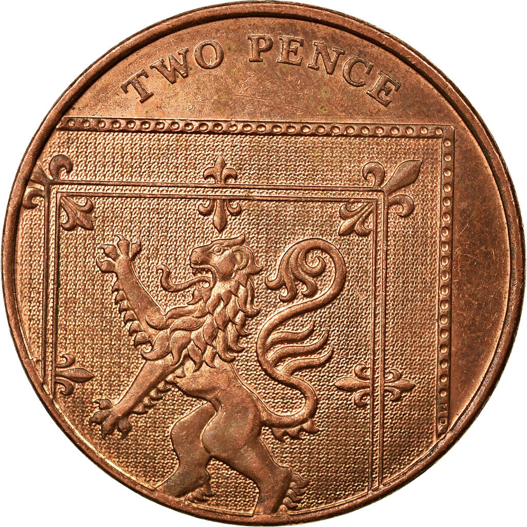 Moneda, Gran Bretaña, Elizabeth II, Penny, 2010, MBC, Cobre chapado en acero