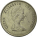 Moneda, Estados del Caribe Oriental , Elizabeth II, 25 Cents, 1987, MBC, Cobre -