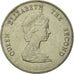 Munten, Staten van de oostelijke Caraïben, Elizabeth II, 25 Cents, 1989, ZF