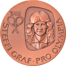 France, Médaille, Steffi Graf, Tennis, Jeux Olympiques de Séoul, 1988, SPL+