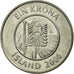 Moneda, Islandia, Krona, 2006, MBC, Níquel chapado en acero, KM:27A
