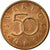 Moneta, Svezia, Carl XVI Gustaf, 50 Öre, 1999, MB+, Bronzo, KM:878
