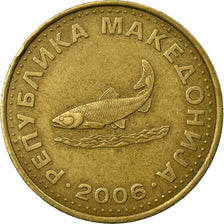 Coin, Macedonia, 2 Denari, 2006, VF(30-35), Brass, KM:3