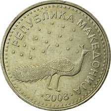 Monnaie, Macédoine, 10 Denari, 2008, TTB, Copper-Nickel-Zinc, KM:31