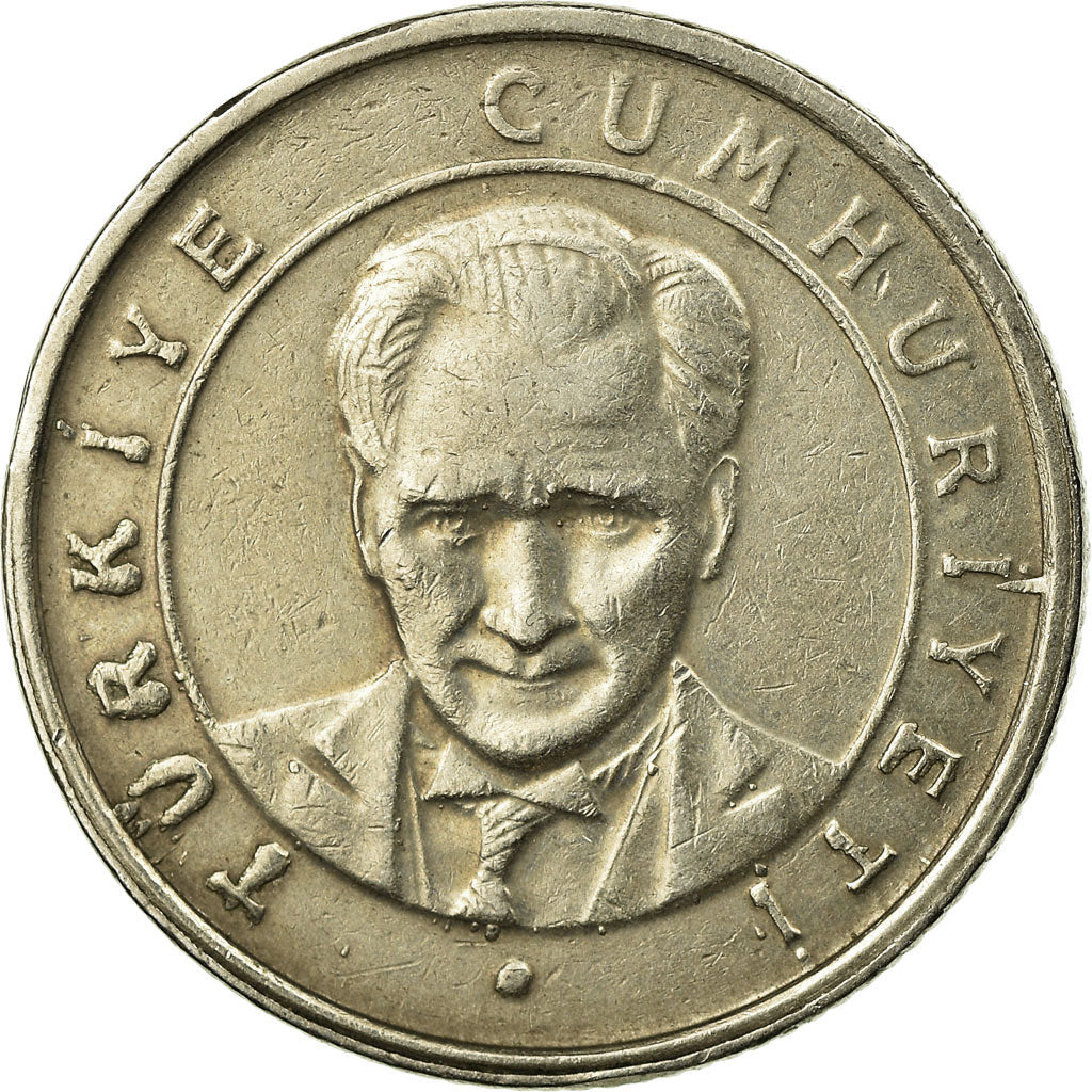 Coin, Turkey, 25 New Kurus, 2005, Istanbul, VF(20-25), Copper-Nickel-Zinc