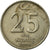 Moneda, Turquía, 25 New Kurus, 2005, Istanbul, BC+, Cobre - níquel - cinc