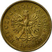 Coin, Poland, 5 Groszy, 1998, Warsaw, VF(30-35), Brass, KM:278
