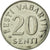 Moneta, Estonia, 20 Senti, 1999, no mint, EF(40-45), Nickel platerowany stalą