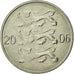 Coin, Estonia, 20 Senti, 2006, no mint, EF(40-45), Nickel plated steel, KM:23a