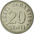 Moneta, Estonia, 20 Senti, 2006, no mint, BB, Acciaio placcato nichel, KM:23a
