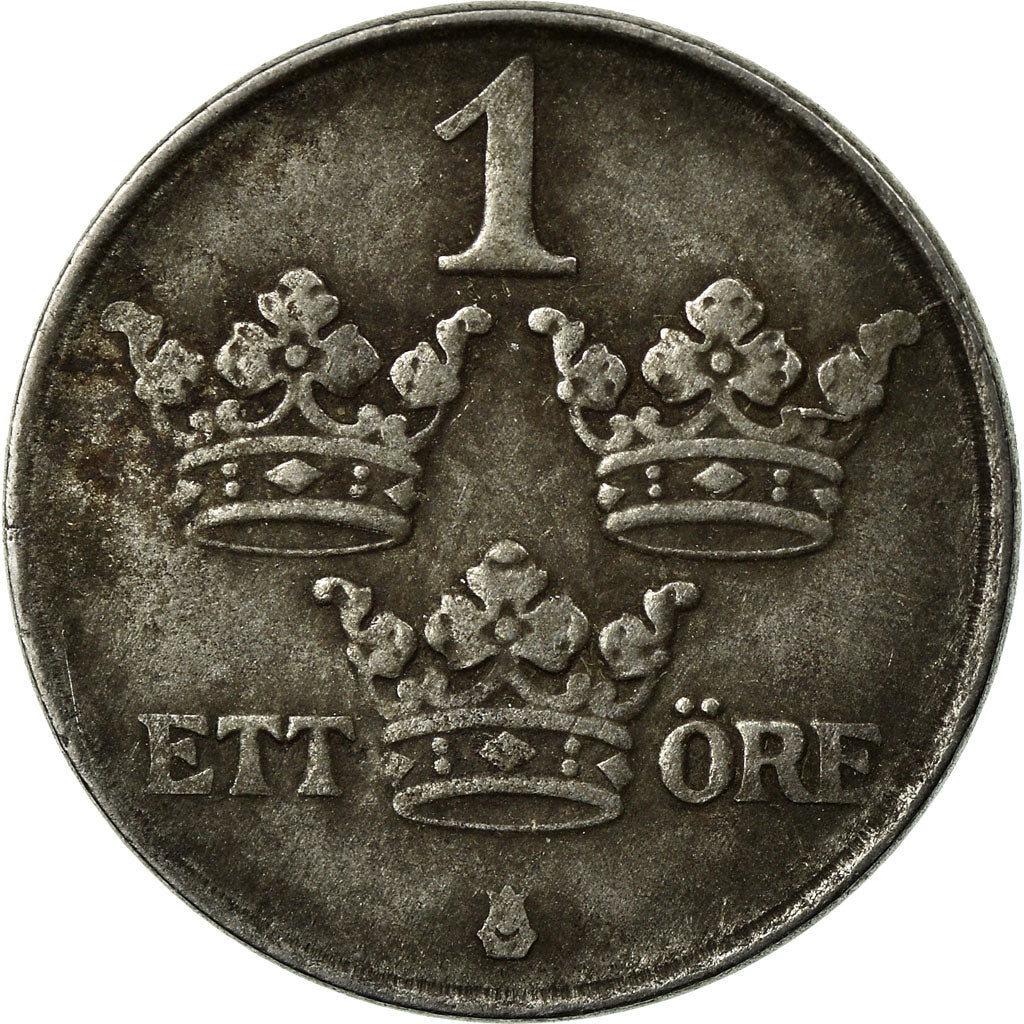 Moneta, Svezia, Gustaf V, Ore, 1945, MB+, Ferro, KM:810