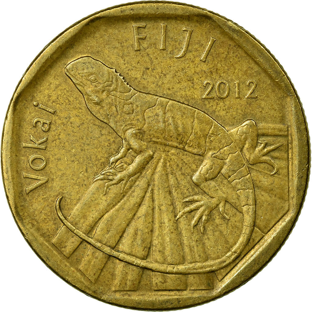 Coin, Fiji, Elizabeth II, Dollar, 2012, Royal Canadian Mint, Ottawa, VF(30-35)