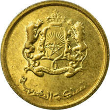 Coin, Morocco, Mohammed VI, 10 Santimat, 2013, Paris, EF(40-45), Brass plated