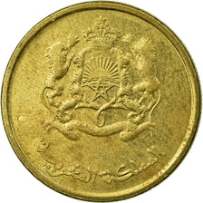Coin, Morocco, 10 Santimat, 2015, Paris, EF(40-45), Brass plated steel