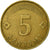 Monnaie, Latvia, 5 Santimi, 1992, TB+, Nickel-brass, KM:16
