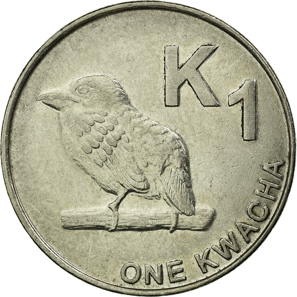 Coin, Zambia, Kwacha, 2014, British Royal Mint, EF(40-45), Copper-nickel