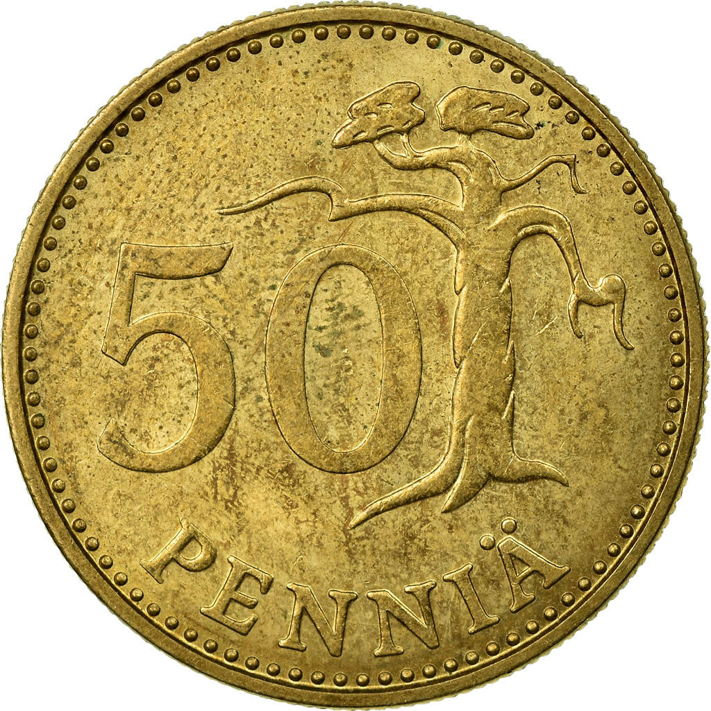 Coin, Finland, 50 Penniä, 1978, EF(40-45), Aluminum-Bronze, KM:48