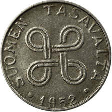 Moneta, Finlandia, Markka, 1952, BB, Ferro, KM:36