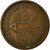 Moneda, Chipre, 3 Mils, 1955, MBC, Bronce, KM:33