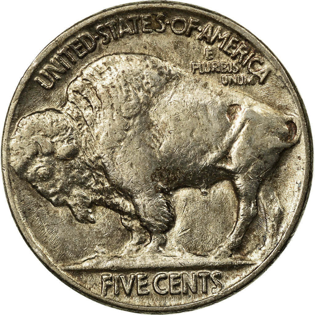 Moeda, Estados Unidos da América, Buffalo Nickel, 5 Cents, 1937, U.S. Mint