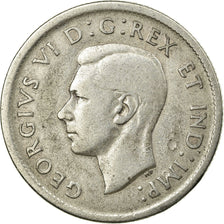 Coin, Canada, George VI, 25 Cents, 1937, Royal Canadian Mint, Ottawa, EF(40-45)