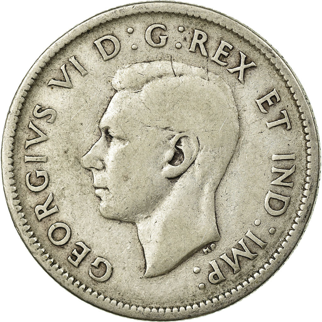 Coin, Canada, George VI, 25 Cents, 1938, Royal Canadian Mint, Ottawa, VF(30-35)