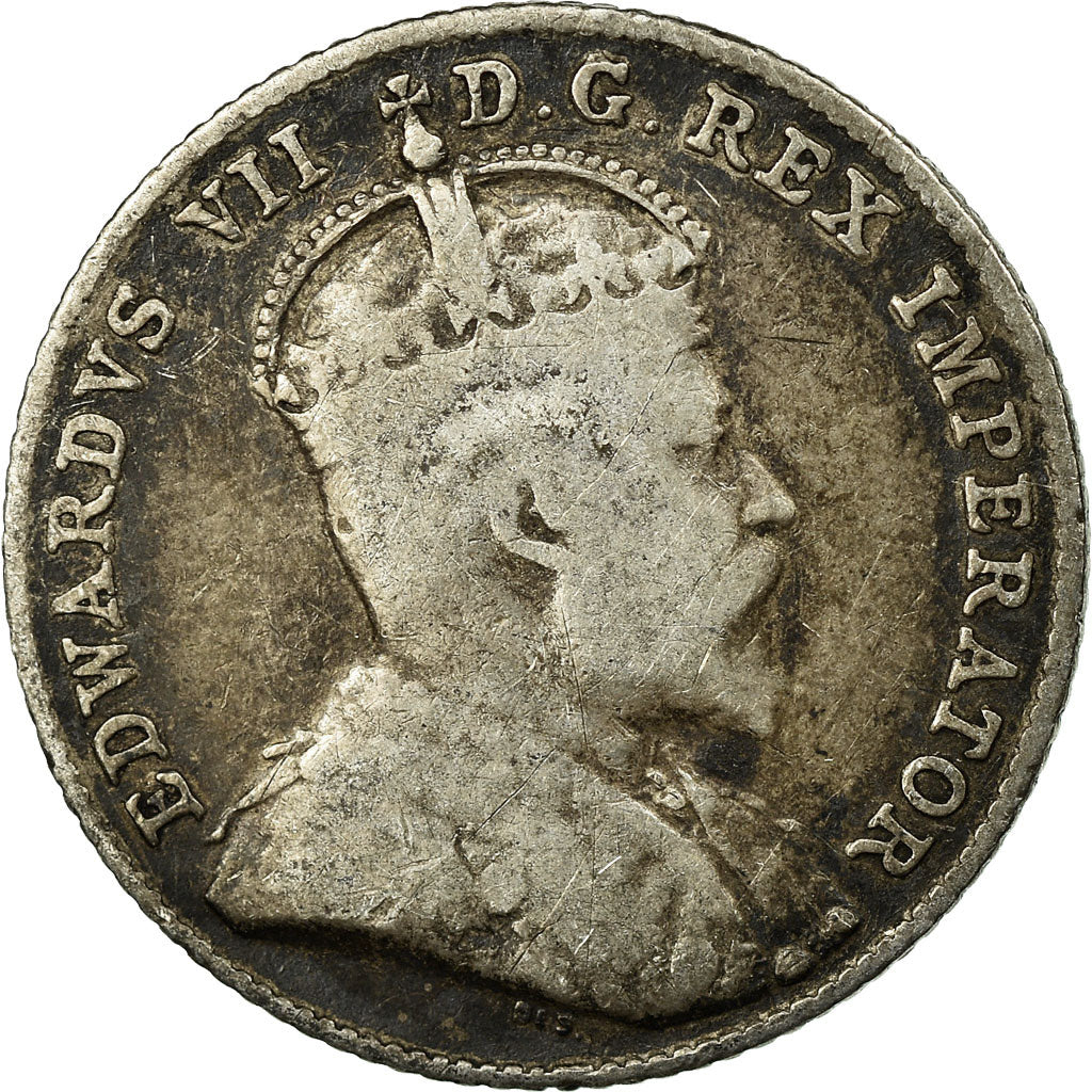 Coin, Canada, Edward VII, 10 Cents, 1909, Royal Canadian Mint, Ottawa