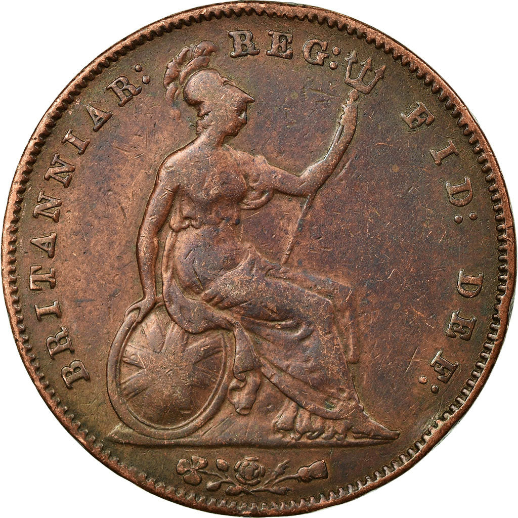 Coin, Great Britain, Victoria, Penny, 1854, VF(30-35), Copper, KM:739