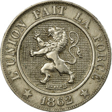Coin, Belgium, Leopold I, 10 Centimes, 1862, EF(40-45), Copper-nickel, KM:22