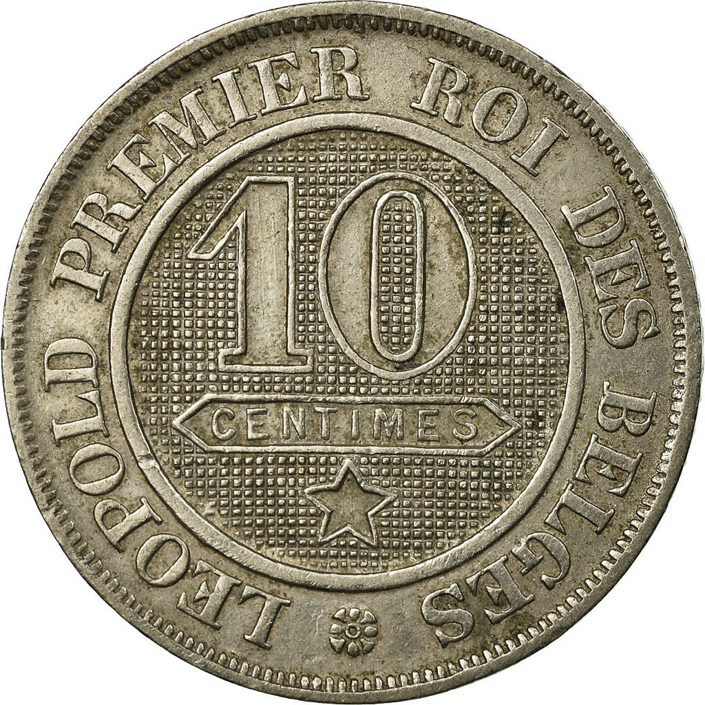 Coin, Belgium, Leopold I, 10 Centimes, 1862, EF(40-45), Copper-nickel, KM:22