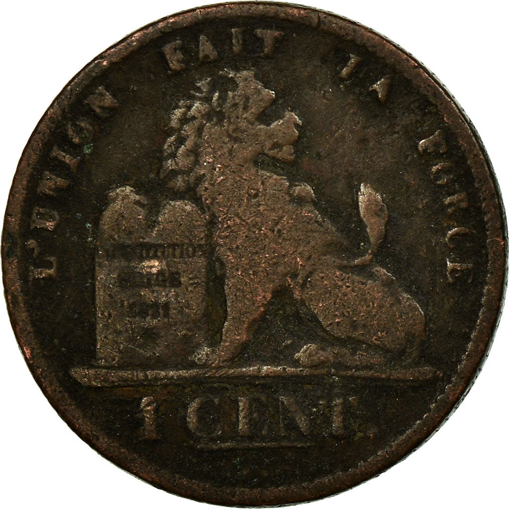 Münze, Belgien, Leopold I, Centime, 1849, S+, Kupfer, KM:1.2