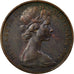 Moeda, Austrália, Elizabeth II, 2 Cents, 1966, Melbourne, VF(30-35), Bronze