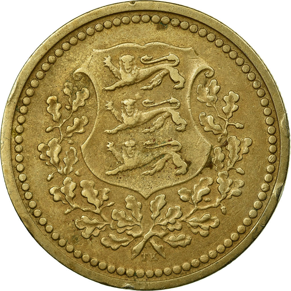 Coin, Estonia, 25 Senti, 1928, EF(40-45), Nickel-Bronze, KM:9
