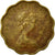 Moneta, Hong Kong, Elizabeth II, 20 Cents, 1976, EF(40-45), Mosiądz niklowy