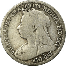 Coin, Great Britain, Victoria, 3 Pence, 1897, VF(30-35), Silver, KM:777