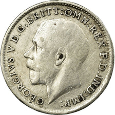 Coin, Great Britain, George V, 3 Pence, 1914, VF(30-35), Silver, KM:813