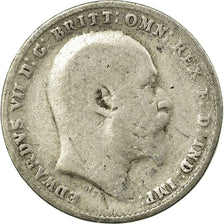 Coin, Great Britain, Edward VII, 3 Pence, 1910, VF(20-25), Silver, KM:797.2