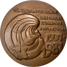 FRANCE, Sciences & Technologies, French Fifth Republic, Medal, AU(55-58),...