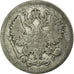Coin, Russia, Nicholas II, 10 Kopeks, 1902, Saint-Petersburg, EF(40-45), Silver