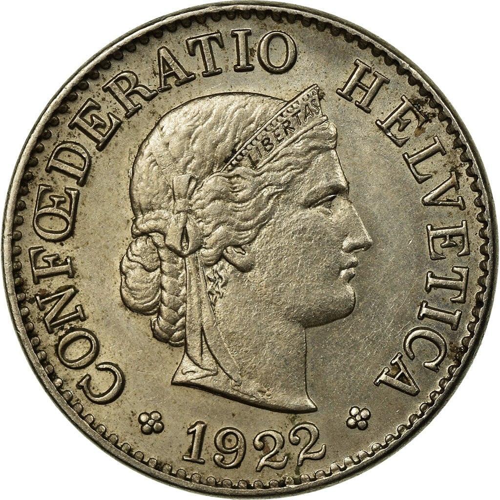 Monnaie, Suisse, 5 Rappen, 1922, Bern, TB+, Copper-nickel, KM:26