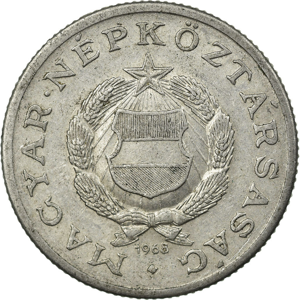 Coin, Hungary, Forint, 1968, Budapest, VF(30-35), Aluminum, KM:575