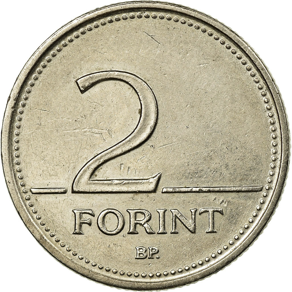 Coin, Hungary, 2 Forint, 1994, Budapest, VF(30-35), Copper-nickel, KM:693