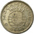 Moneda, Mozambique, 5 Escudos, 1960, MBC, Plata, KM:84
